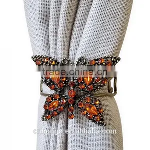 Metal Butterfly Curtain Band Curtain Buckle,holder for Curtains thumbnail-1
