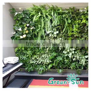 Artificial Green Plant Wall/ Hanging Decorative Flower Wall for Indoor & Outdoor thumbnail-2