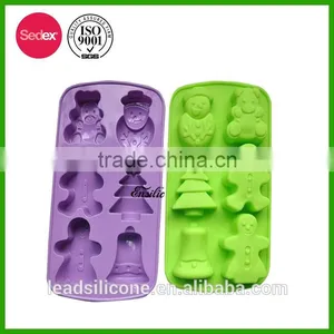 Christmas Gift Silicon Chocolate Cake Candy Mould thumbnail-1