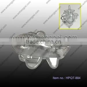 Cleverish Portable Cute Transparent Plane Plastic Storage Jewelry Wedding Box Kit thumbnail-1
