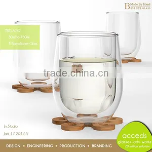 Handmade Dinkware 450Ml Milk Drinking Glass Cup thumbnail-2