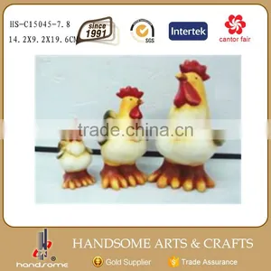 19.6CM Home and Garden Items Antique Ceramic Rooster Figurines thumbnail-1