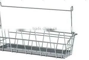 Chrome Wire Basket for Hanging Displays Shelving thumbnail-1