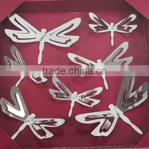 3D Acrylic Mirror Decorative Wall Sticker thumbnail-1