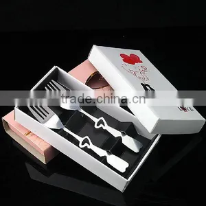High Quality Christmas Gift Stainless Steel Spoon and Fork Set thumbnail-2