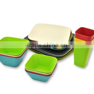 Traditionary Affordable Biodegradable Bamboo Fiber Dinner Set thumbnail-2