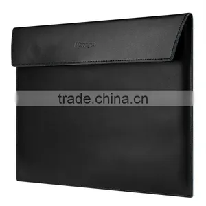 Envelope Genuine Leather Soft Case Bag For Macbook 13" Laptop With Retro Craft Design thumbnail-6