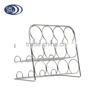 12 Bottle Wine Rack Holder Storage Shelf Sand for Metal Kitchen Decoration thumbnail-4