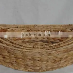 Boat-shape Water- Hyacinth Basket/planter thumbnail-1