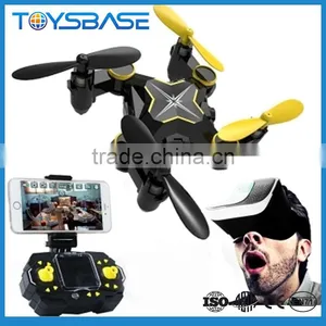 Pocket Drone LED Light 6 Axle Gyro Headless Quadcopter Foldable RC FPV Race Drone thumbnail-1