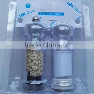 SE-18A-2 Acrylic Pepper Mill 2PCS Set thumbnail-1