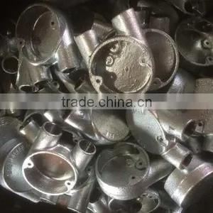 20mm and 25mm Electrical Galvanized 2 Way (Through) Back Entry Junction Box thumbnail-6