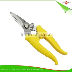 Sharp 8 Inches Stainless Steel Garden Scissors/Pruner With Plastic Handle thumbnail-1