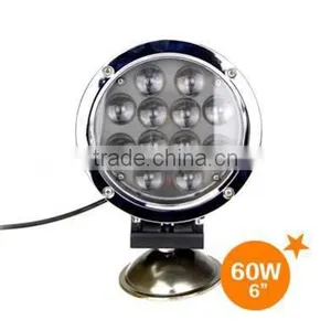 4x4/4wd/offroad 6" 60watt Flood/spot Beam Led Work Light/led Worklight/led Light Lamp thumbnail-1