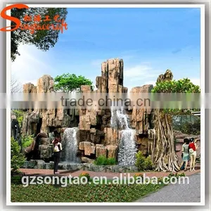 Factory Garden Warterfall Price Fiberglass Outdoor Resin Fountains Interior Water Fountains thumbnail-4