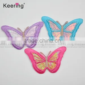 Factory Direct Wholesale Pretty Butterfly Embroidery Patch WEF-742 thumbnail-1