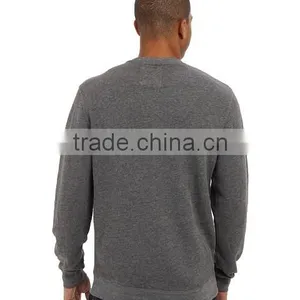 Fashion Man Custom Plain Crewneck Sweatshirt With Pocket thumbnail-2