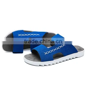 Fashion Summer Adults Leather Slippers Shoes for Male, Men Casual Slippers Good Quality From Jinjiang Factory thumbnail-6