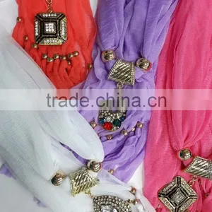 FACTORY STOCK CLEARANCE !!Silk Look Polyester Economy Stoles and Scarves thumbnail-4