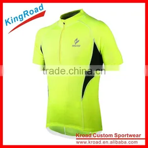 Cheap Wholesale Men's Short Sleeve Cycling Wear Custom Cycling Jerseys With Sublimated Printing thumbnail-3