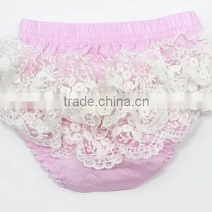 Wholesale Baby Children Underwear for Kids Girls Lace Toddler Infant Diaper Covers thumbnail-2