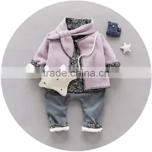 New Chidren Kids Clothing Set Autumn Winter Coat Cotton Kids Clothes thumbnail-2