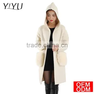 2017 Winter Women Heavy Cardigan With a Hood thumbnail-1