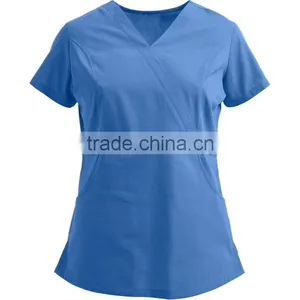 Women's Multi Pockets Designer Nurse Medical Hospital Uniform thumbnail-1