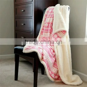 Top Selling Products Cross Crochet New Premium Gold Dots Fleece Blanket thumbnail-4