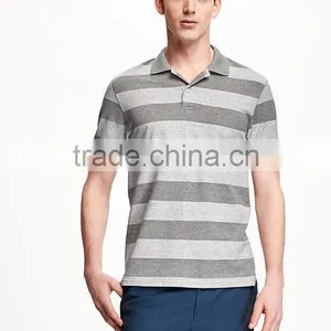 Hot Sale Polo Shirt Cotton Shortsleeve Striped Polo Shirt For Men thumbnail-2