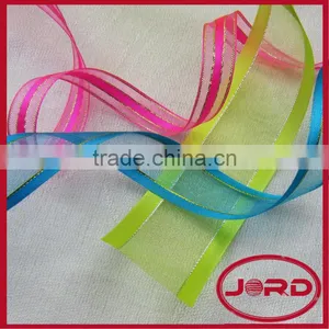 Soft Sheer Ribbon With Metallic Edge thumbnail-1