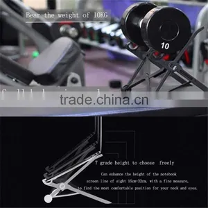Ergonomic Height Adjustable Portable Folding Laptop Ipad Stand in Bed Laptop Stand thumbnail-3