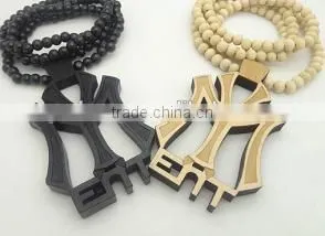 Wooden Beads Necklace for Men thumbnail-1