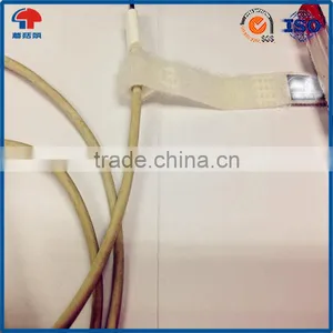 Reusable White P Shaped Self Lock Hook And Loop Cable Tie Logo Printed thumbnail-3