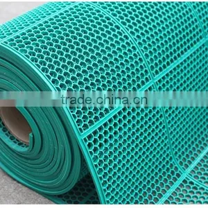 Eco-friend Anti-slip Durable Roll Coil Pvc Hexagonal Mat thumbnail-3