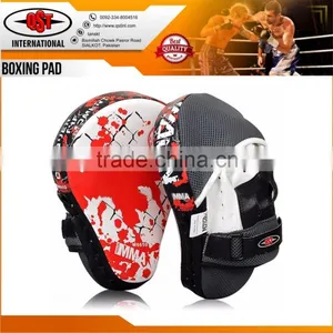 Curved Focus Pads Hook Jab Punch Bag Boxing Muay Thai MMA Hand Target Mitts thumbnail-2