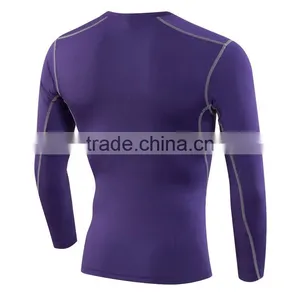 Sports Wear Men Fitness Athletic Private Logo Compression Dry Fit Gym Wear Sports Gym Top thumbnail-6