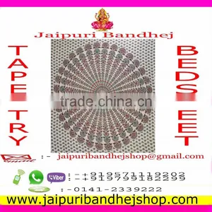 Jaipuri Mandala Cotton Tapestry thumbnail-5