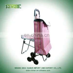 Metal Reusable and Gife Shopping Promotional Basket Trolley Cart thumbnail-4