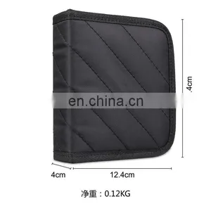 Black Padded 8 Elastic Loops Batteries ChargerCable Organiser Bag thumbnail-2