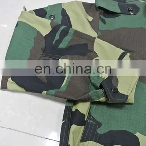 Woodland Camouflage British Military Uniform BDU for Army for Sale thumbnail-4