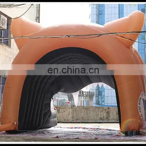 2017 New Design Inflatable Tiger Tunnel For Sprots Entrance Tiger Head Tent On Sale thumbnail-4