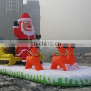 Christmas Inflatable Toy,Christmas Inflatable Cartoon,inflatable Santa Claus and Reindeer thumbnail-1
