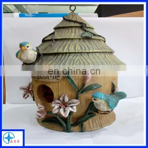 Bird and Flower Mini Decorative House-mini Craft House thumbnail-1