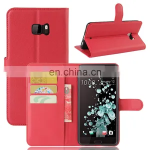 Flip Leather Case for HTC U Ultra, for HTC U Ultra Case With Card Slots thumbnail-3