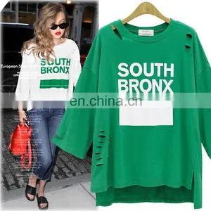 Green Shirt Designer Western Tops Images Printed t Shirt for Women thumbnail-1