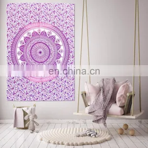 Ombre Mandala Tapestry Indian Handmade Bohemian Poster Wall Decor Hanging thumbnail-1