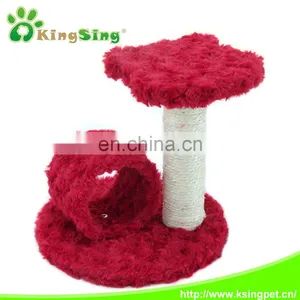 Lovable Bear Double Climb Frame, A Good Place for Cats Kitty to Hide and Play thumbnail-6