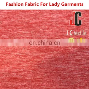 JC-K671141 China Supply Polyester Loose Gauze Jacquard Hacci Knit Fabric for Spring Wear thumbnail-3