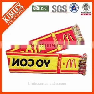 2016 Promotional Acrylic Woven Football Scarf thumbnail-1